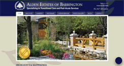 Desktop Screenshot of aldenestatesofbarrington.com